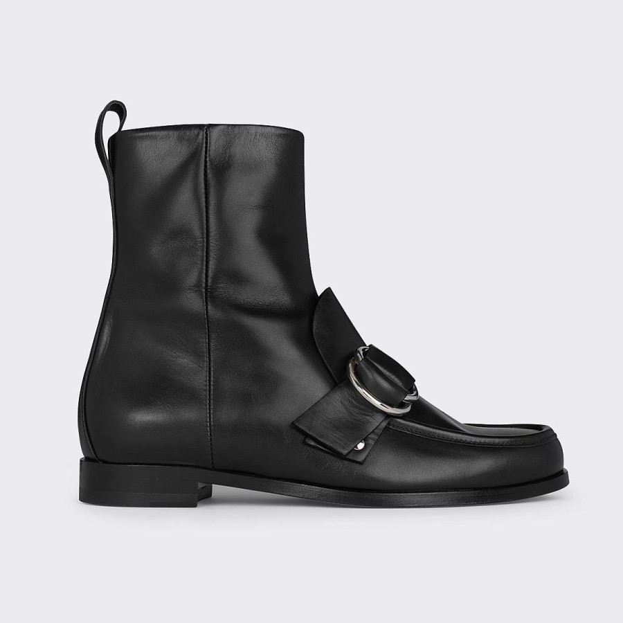 Boots | Pierre Hardy Rider Ankle Boot Black