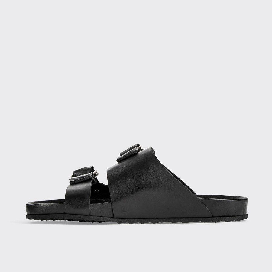 Mules & Sandals | Pierre Hardy Beach Rider Flat Mule Black