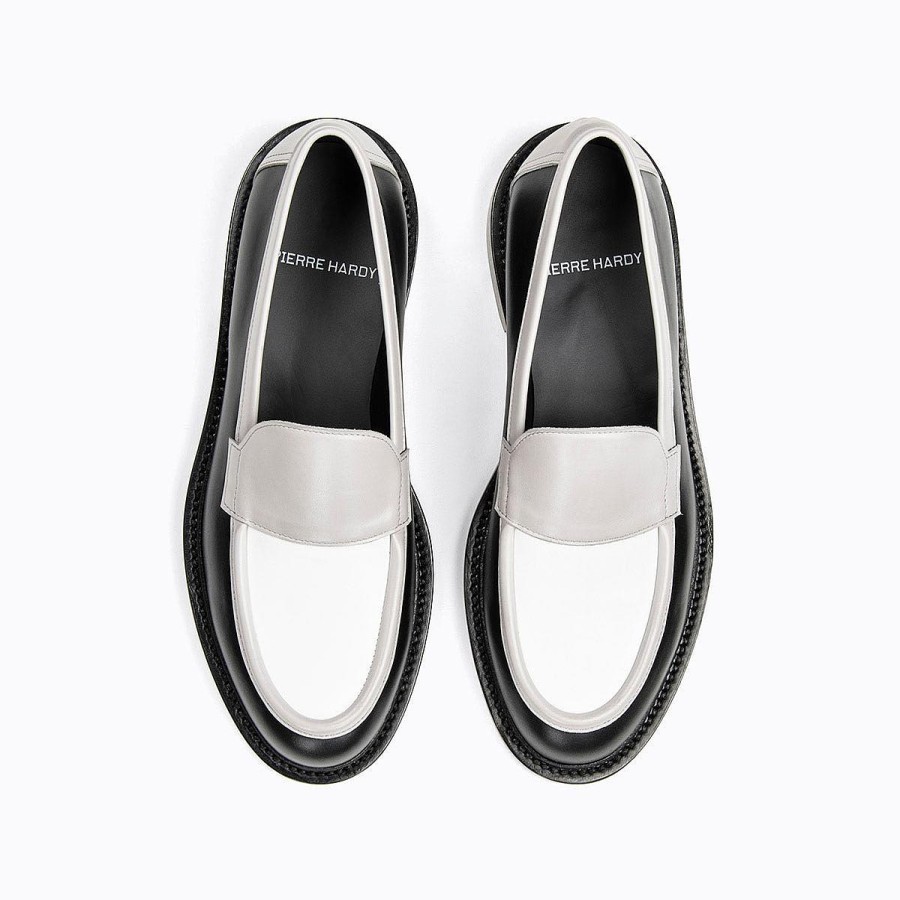 Loafers & Flat Shoes | Pierre Hardy John Loafer Black/Grey/White