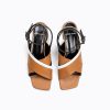 Mules & Sandals | Pierre Hardy Alpha Sandal Cognac/Black/White