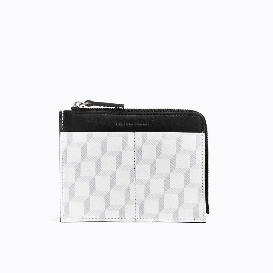 Wallets | Pierre Hardy Valois Coin Purse White/Black