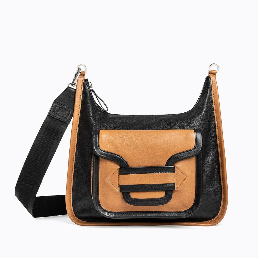 Crossbody Bags | Pierre Hardy Alpha Day Bag Black/Cognac