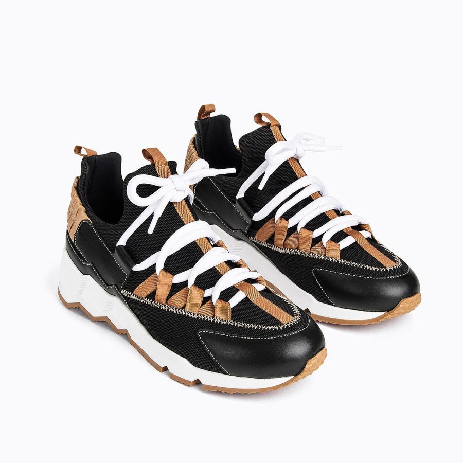 Sneakers | Pierre Hardy Trek Comet Sneakers Black/Cappuccino