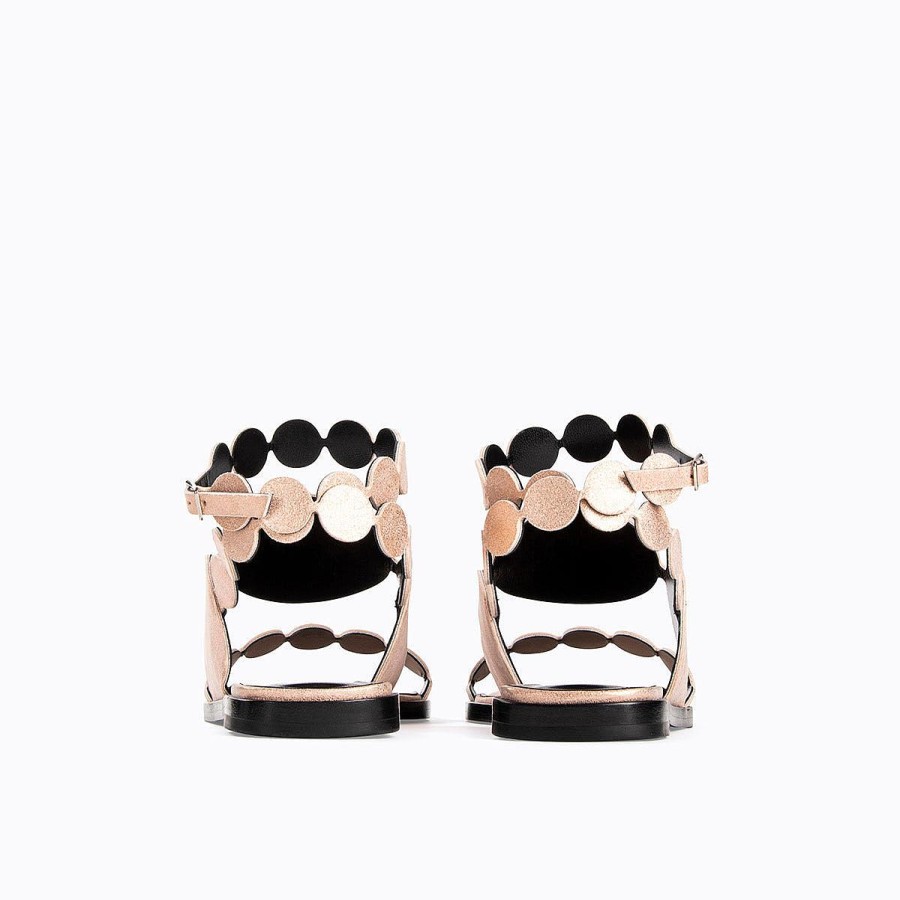 Mules & Sandals | Pierre Hardy Bulles Flat Sandal Pink Gold