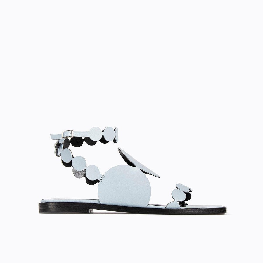 Mules & Sandals | Pierre Hardy Bulles Flat Sandal Blue Grey