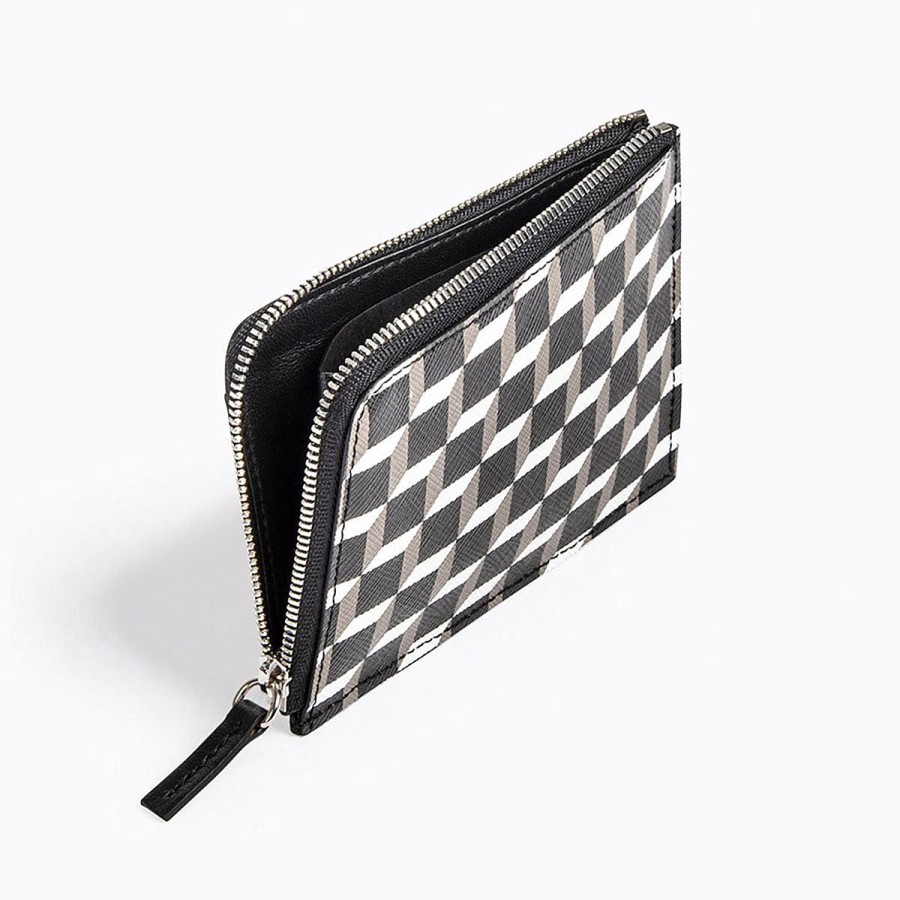 Wallets | Pierre Hardy Valois Coin Purse Black/White