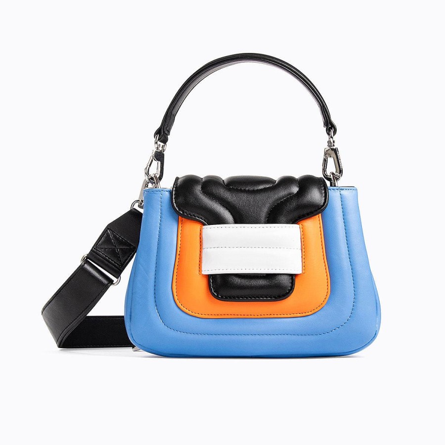 Handbags | Pierre Hardy Alpha Pad Handbag Blue/Orange/Black