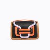 Handbags | Pierre Hardy Alpha Handbag Black/Orange/Lilac/Cognac