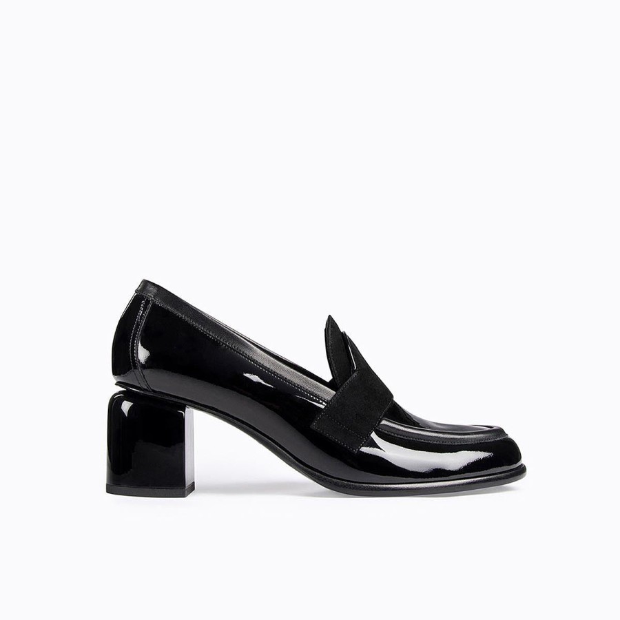 Loafers & Flat Shoes | Pierre Hardy Eton Heeled Loafer Black