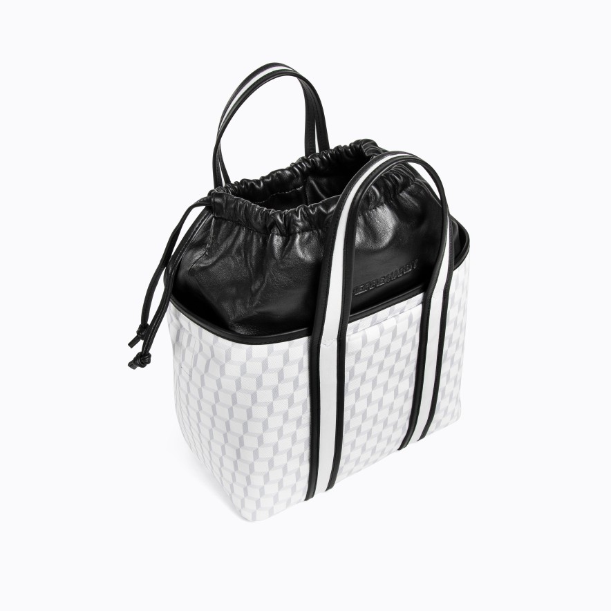 Tote Bags & Baskets | Pierre Hardy Mini Archi Tote White/Black