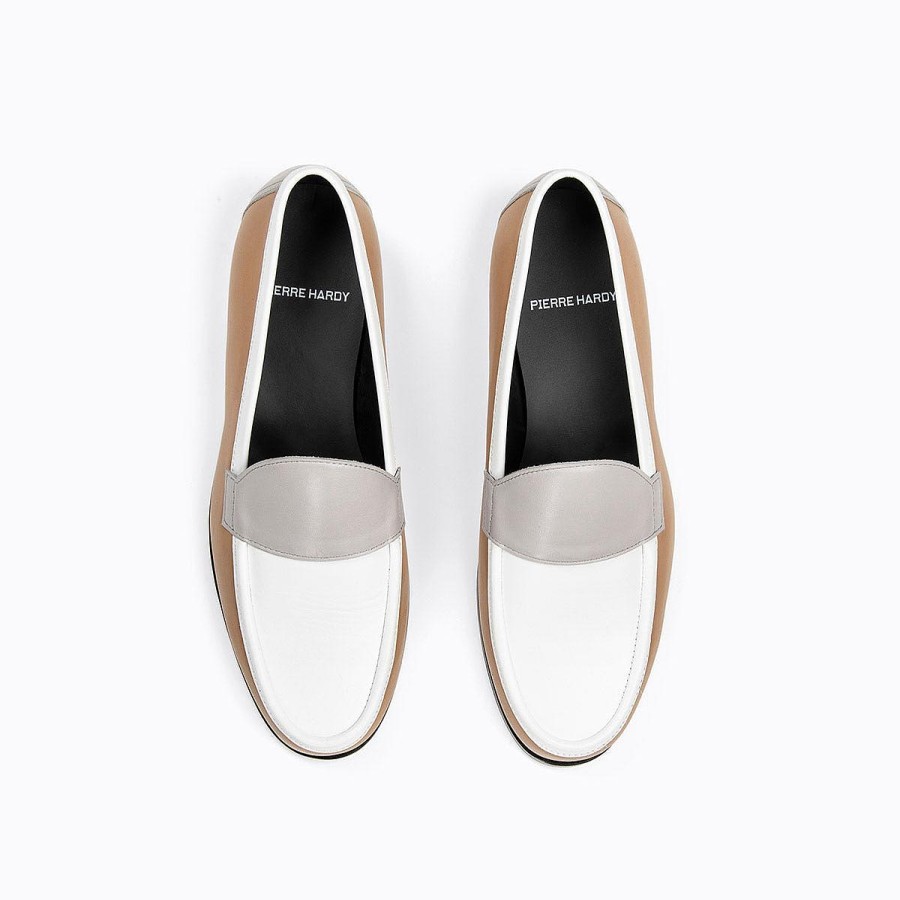 Loafers & Flat Shoes | Pierre Hardy Hardy Loafer Cappuccino/White/Grey