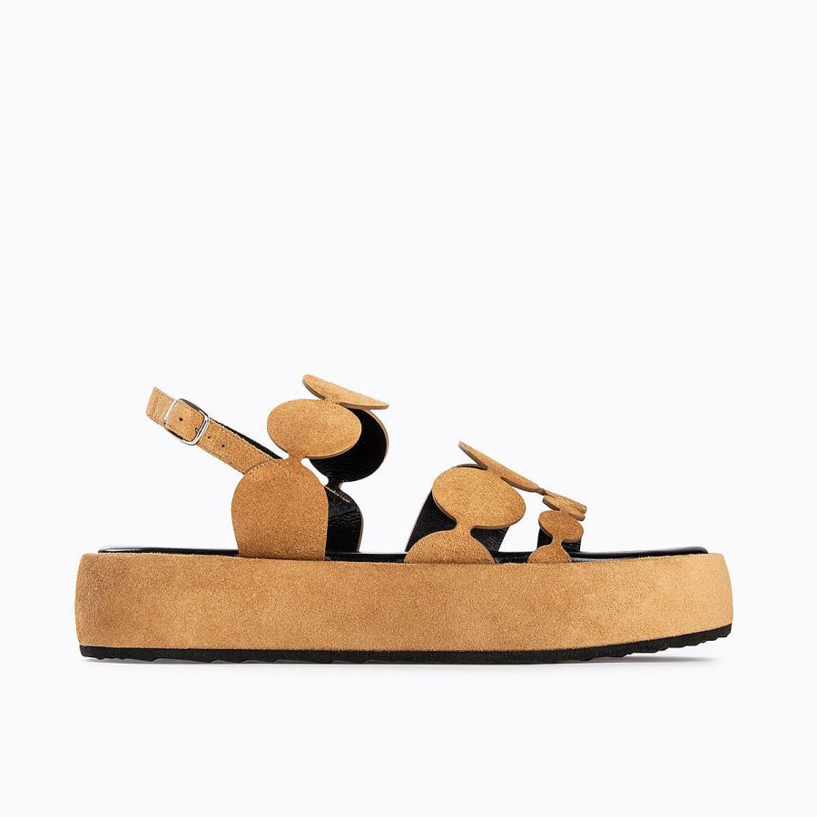 Mules & Sandals | Pierre Hardy Bulles Flatform Sandal Camel