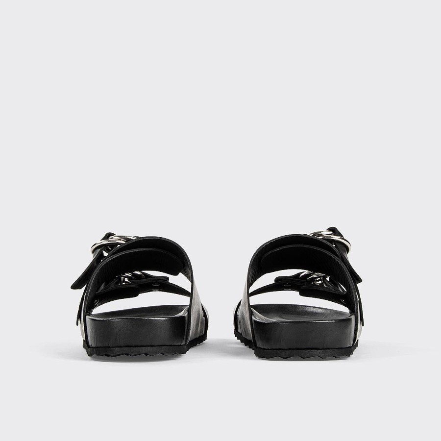 Sandals | Pierre Hardy Beach Rider Flat Mule Black