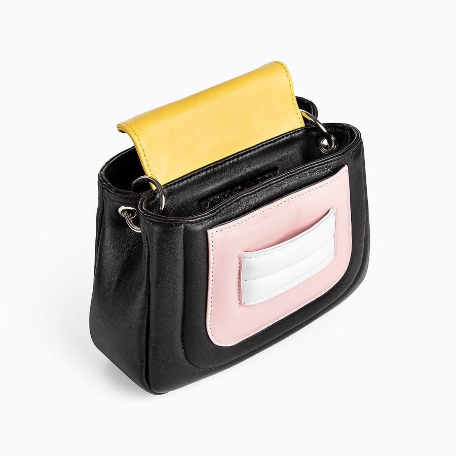 Handbags | Pierre Hardy Alpha Pad Handbag Black/Yellow/Pink