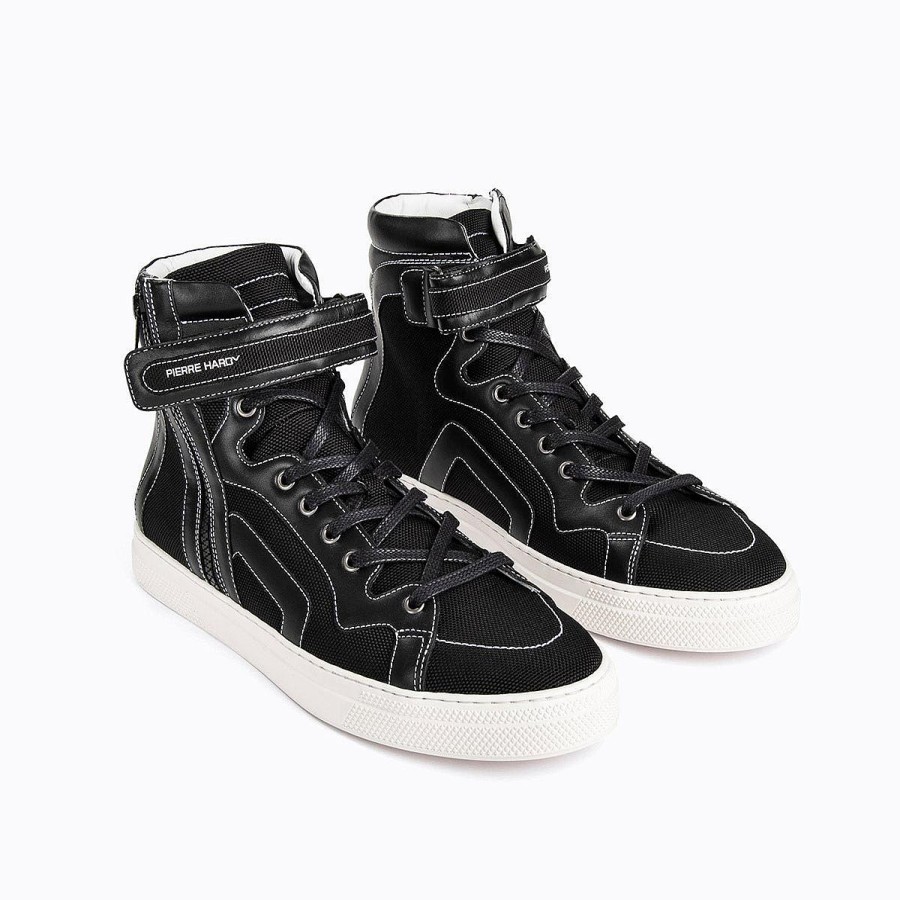 Sneakers | Pierre Hardy 112 High-Top Sneakers Black