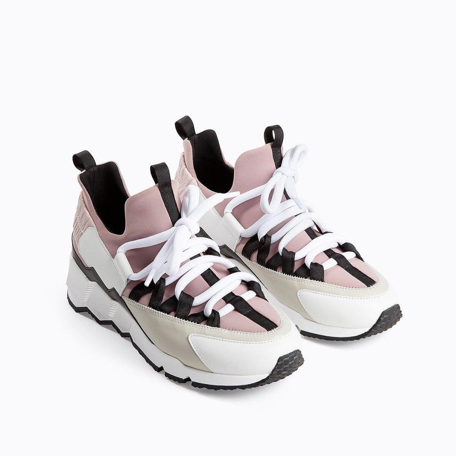 Sneakers | Pierre Hardy Trek Comet Sneakers Pink/Chalk/Black